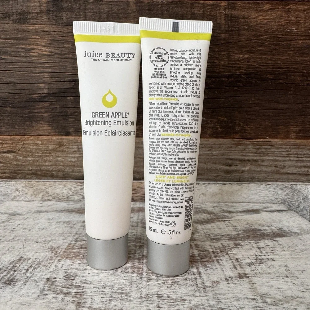Juice Beauty 2x Green Apple Brightening Emulsion 0.5oz (2-Pack)‎